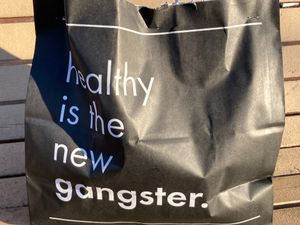 Cool bag at Gangster Vegan in Riverdale Park