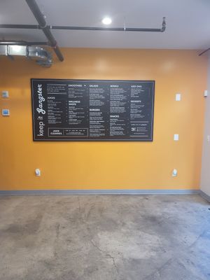 Menu at Gangster Vegan in Riverdale Park