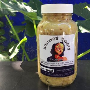 Sauerkraut at Monique's Bakery and Cafe de Alta Nutrición in Merida