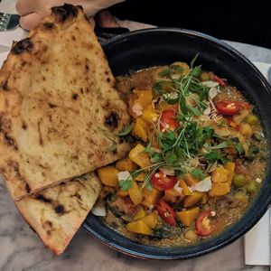 Spinach & Butternut Squash Dhal at Bill's - Central in Cardiff