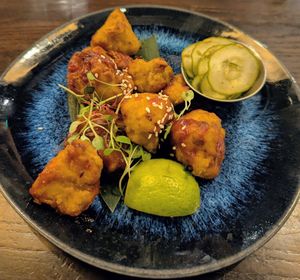 KOREAN FRIED CAULIFLOWER at Bill's - Central in Cardiff