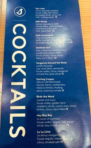 Booze  at Seabirds Kitchen - Mall in Costa Mesa