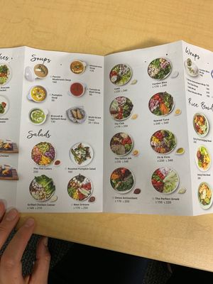Soups and salads  at Getfresh - All Seasons Place in Bangkok