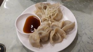 Steamed dumplings at Guó Xiāng Yuán SùShí 國香園素食 in Hualien