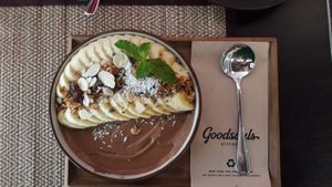 Cacao bowl at Downtown - Vegan Garden Restaurant in Chiang Mai