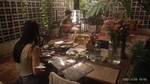 Live weekend music at Downtown - Vegan Garden Restaurant in Chiang Mai