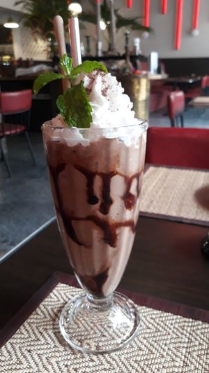 Milkshake at Downtown - Vegan Garden Restaurant in Chiang Mai