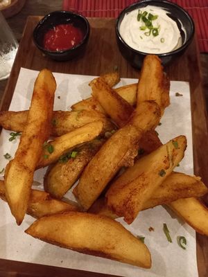 Country fries #Veganuary at Downtown - Vegan Garden Restaurant in Chiang Mai