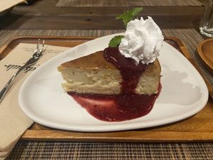 New York cheesecake  at Downtown - Vegan Garden Restaurant in Chiang Mai