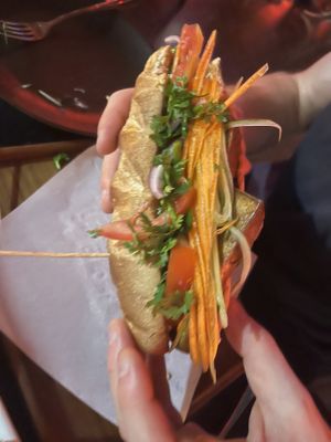 Banh mi  at Downtown - Vegan Garden Restaurant in Chiang Mai