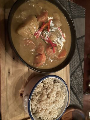 Massaman curry  at Downtown - Vegan Garden Restaurant in Chiang Mai