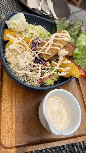 Tofu bowl  at Downtown - Vegan Garden Restaurant in Chiang Mai