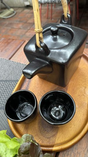 Hot tea  at Downtown - Vegan Garden Restaurant in Chiang Mai