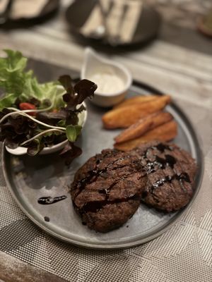 Mushroom Steaks  at Downtown - Vegan Garden Restaurant in Chiang Mai