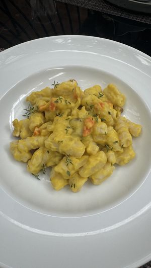 Gnocchi with pumpkin was ok  at Downtown - Vegan Garden Restaurant in Chiang Mai