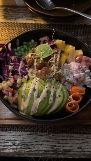Tempeh Bowl  at Downtown - Vegan Garden Restaurant in Chiang Mai