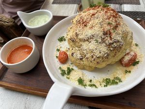 Baked cauliflower   at Downtown - Vegan Garden Restaurant in Chiang Mai