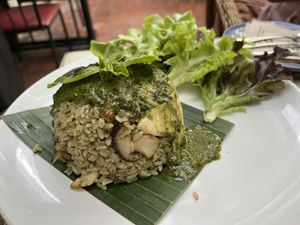 Pesto fried rice   at Downtown - Vegan Garden Restaurant in Chiang Mai