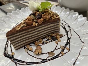 Chocolate cake   at Downtown - Vegan Garden Restaurant in Chiang Mai