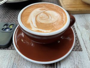 Thai tea  at Downtown - Vegan Garden Restaurant in Chiang Mai