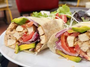 Power wrap (170 THB)  at Downtown - Vegan Garden Restaurant in Chiang Mai