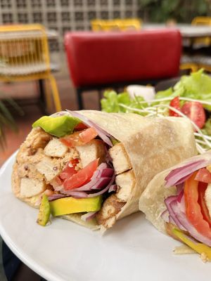 Power wrap (170 THB)  at Downtown - Vegan Garden Restaurant in Chiang Mai