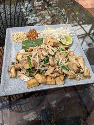 Pad Thai at Downtown - Vegan Garden Restaurant in Chiang Mai