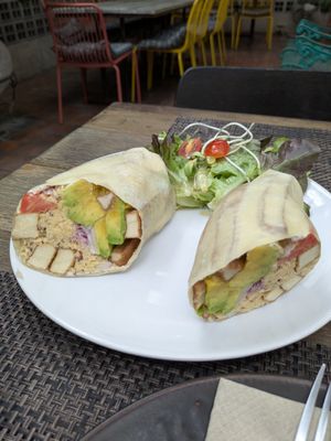 Power Wrap at Downtown - Vegan Garden Restaurant in Chiang Mai