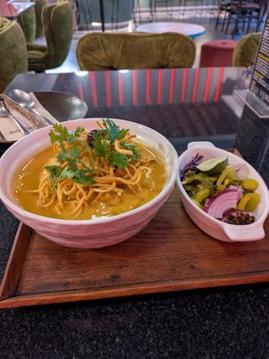 Khao Soi at Downtown - Vegan Garden Restaurant in Chiang Mai