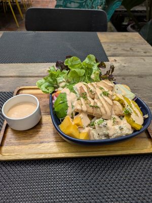 Grilled Tofu Bowl at Downtown - Vegan Garden Restaurant in Chiang Mai