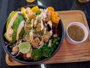 Healthy Mess Bowl at Downtown - Vegan Garden Restaurant in Chiang Mai
