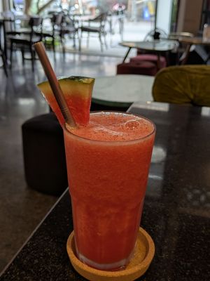 Watermelon Juice at Downtown - Vegan Garden Restaurant in Chiang Mai