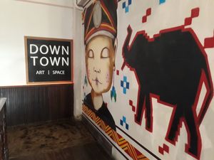 Art space at Downtown - Vegan Garden Restaurant in Chiang Mai