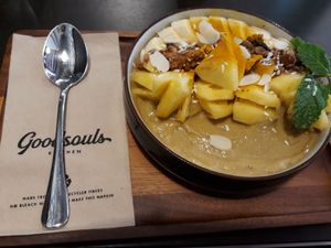 Golden bowl at Downtown - Vegan Garden Restaurant in Chiang Mai