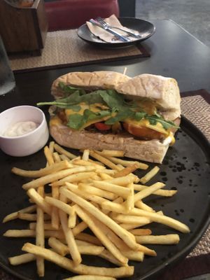 Philly cheese! at Downtown - Vegan Garden Restaurant in Chiang Mai