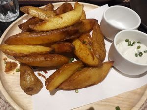 Country fries at Downtown - Vegan Garden Restaurant in Chiang Mai
