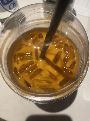 I love when I find places that make a vegan Thai tea!  at Kokonut in Bangkok