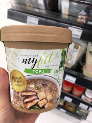 Quinoa with tofu at Kokonut in Bangkok