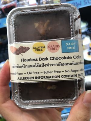 Dark chocolate cake at Kokonut in Bangkok