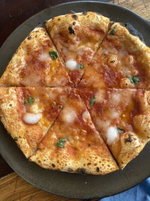 Marianna pizza with vegan mozzarella   at Crystal Bay in Koh Samui