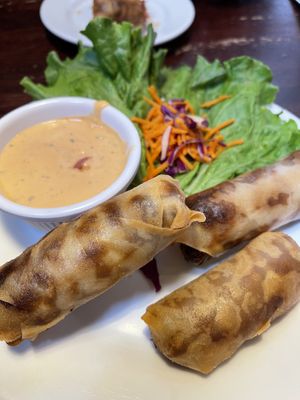 Reuben rolls at The Chicago Diner - Lakeview in Chicago