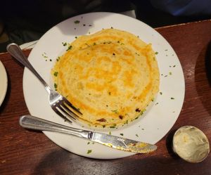 Pot pie!! (My friend said it was incredible and ate it all) at The Chicago Diner - Lakeview in Chicago