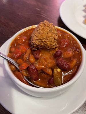 Chili Cup - gluten-free and yummy #Veganuary at The Chicago Diner - Lakeview in Chicago