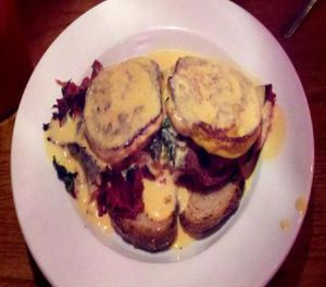 Tofu Benedict at The Chicago Diner - Lakeview in Chicago