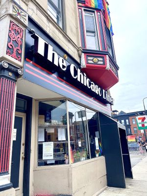 Outside  at The Chicago Diner - Lakeview in Chicago