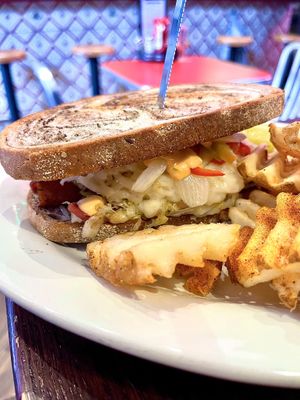 Reuben sandwich   at The Chicago Diner - Lakeview in Chicago
