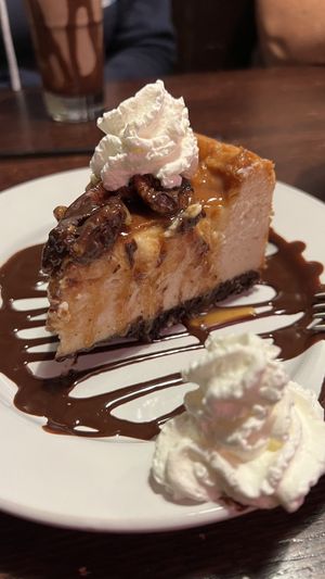 Cheezecake special of the month: Turtle   at The Chicago Diner - Lakeview in Chicago