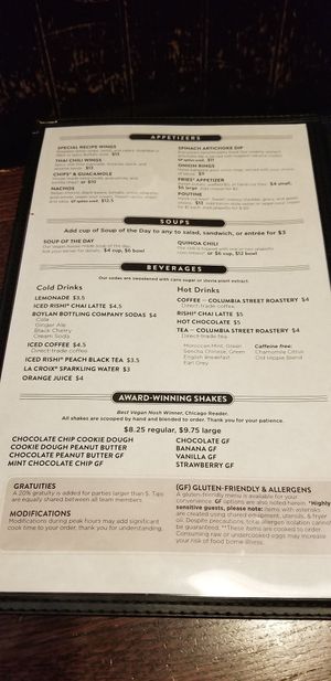  at The Chicago Diner - Lakeview in Chicago