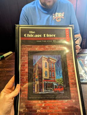 Menu at The Chicago Diner - Lakeview in Chicago