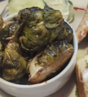 Brussel sprouts at The Chicago Diner - Lakeview in Chicago